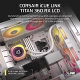 Corsair iCUE LINK TITAN 360 RX LCD Reconditionné, Watercooling Blanc