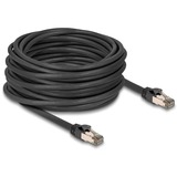DeLOCK Câble réseau RJ-45 Cat.6a U/FTP ultra flexible Noir