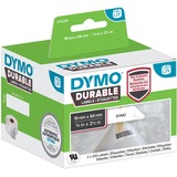 Dymo LabelWriter™ Durable - 19 x 64mm, Étiquette Blanc, Imprimante d'étiquette adhésive, Polypropylène (PP), 1,9 cm, 6,4 cm, 900 pièce(s)