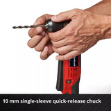 EINHELL Visseuse d'angle sans fil Power X-Change TE-AD 18 Li - Solo, 18 Volt, Perceuse/visseuse Rouge/Noir