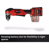 EINHELL Visseuse d'angle sans fil Power X-Change TE-AD 18 Li - Solo, 18 Volt, Perceuse/visseuse Rouge/Noir