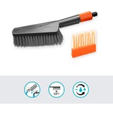 GARDENA Kit de nettoyage Cleansystem avec brosse à main M Soft, barres de savon, Brosses de lavage Gris, 18863-20