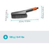GARDENA Kit de nettoyage Cleansystem avec brosse à main M Soft, barres de savon, Brosses de lavage Gris, 18863-20