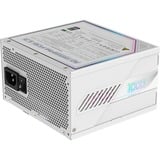 GIGABYTE GP-AE1000PM PG5 ICE alimentation modulaire 1000 watt Blanc, 1x 12VHPWR, 6x PCIe, 80 PLUS Platinum, Conception entièrement modulaire, Ventilateur de 120 mm, Compatible ATX 3.0, Prise EU, 1000 W, 100 - 240 V, 50/60 Hz, 15 - 6.5 A, Actif, 125 W