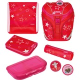 Herlitz SoftLight Plus Stars&Strips, Cartable Rouge