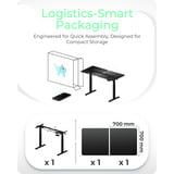 ICY BOX IB-EW122B-TT, Table Noir