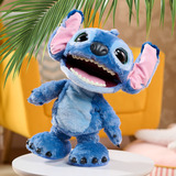 Just Play Disney Stitch - Ultimate Stitch, Peluche Caractère, 3 an(s), Interactif, Sonore, AA, Piles fournies
