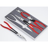 KNIPEX Jeu de pinces Automotive 00 20 01 V16, Set de pinces Rouge/Noir, 4 pièces