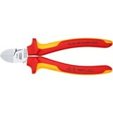 KNIPEX Pince coupante de côté 70 26 160, Tenailles de cran isolées par gaines bi-matière, certifiées VDE