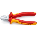 KNIPEX Pince coupante de côté 70 26 160, Tenailles de cran isolées par gaines bi-matière, certifiées VDE