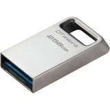 Kingston DataTraveler Micro 256 Go, Clé USB Argent, DTMC3G2/256GB, USB 3.2 Gen 1