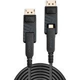 Lindy 38481 câble DisplayPort 20 m Mini DisplayPort Noir Noir, 20 m, Mini DisplayPort, Mini DisplayPort, Mâle, Mâle, 7680 x 4320 pixels