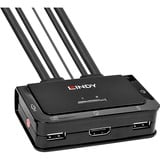 Switch KVM 2 ports HDMI 4K60, USB 2.0 & audio, câbles intégrés