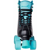 Muuwmi Patin à roulettes Disco Taille 35-38, Patins à roulettes Turquoise/Noir