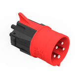 NRGkick Adaptateur de prise 32A - 5 pôles, max. 22kW Noir/Rouge