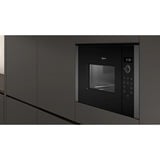 Neff HLAWD23G0 micro-onde Graphite Micro-onde simple Intégré 20 L 800 W, Four à micro-ondes Noir/graphite, Intégré, Micro-onde simple, 20 L, 800 W, Écran integré, LED