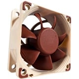 Noctua NF-A6x25 FLX, Ventilateur de boîtier Marron/Blanc, Connecteur à 3 broches, adaptateur à 4 broches