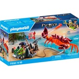 PLAYMOBIL Pirates - Combattez le crabe géant, Jouets de construction 71532