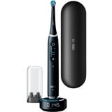 Procter & Gamble iO Series 10 Adulte Brosse à dents rotative oscillante Noir, Brosse a dents electrique Noir, Adulte, Brosse à dents rotative oscillante, Soin quotidien, Nettoyage en profondeur, Soins des gencives, Sensible, Blanchiment, Noir, 2 min, Rond