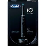 Procter & Gamble iO Series 10 Adulte Brosse à dents rotative oscillante Noir, Brosse a dents electrique Noir, Adulte, Brosse à dents rotative oscillante, Soin quotidien, Nettoyage en profondeur, Soins des gencives, Sensible, Blanchiment, Noir, 2 min, Rond