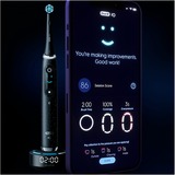 Procter & Gamble iO Series 10 Adulte Brosse à dents rotative oscillante Noir, Brosse a dents electrique Noir, Adulte, Brosse à dents rotative oscillante, Soin quotidien, Nettoyage en profondeur, Soins des gencives, Sensible, Blanchiment, Noir, 2 min, Rond