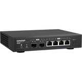 QNAP QSW-2104-2S commutateur réseau Non-géré 2.5G Ethernet Noir, Switch Non-géré, 2.5G Ethernet