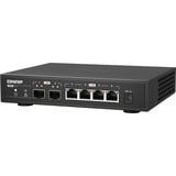 QNAP QSW-2104-2S commutateur réseau Non-géré 2.5G Ethernet Noir, Switch Non-géré, 2.5G Ethernet