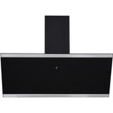 Respekta CH 89090 S, Hotte aspirante Noir/en acier inoxydable