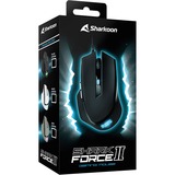 Sharkoon SHARK Force II, Souris gaming Noir, 400 - 4200 dpi, LED multicolores