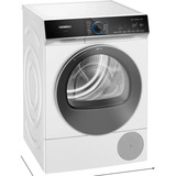 Siemens iQ700 WQ46B2D41 sèche-linge Pose libre Charge avant 9 kg Blanc, Sèche-linge pompe à chaleur à condensation Blanc, Pose libre, Charge avant, Pompe à chaleur, Blanc, Rotatif, Tactile, Gauche
