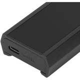 SilverStone TS16 Enceinte ssd Noir M.2, Boîtier disque dur Noir, Enceinte ssd, M.2, Série ATA III, 10 Gbit/s, Connectivité USB, Noir