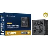 SilverStone Triton 650Rz alimentation  modulaire 650 watt Noir, 1x 12V-2x6, 2x PCIe