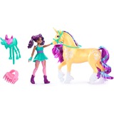 Spin Master Coffret Licorne Et Poupee Leaf Et Ava Unicorn Academy, Figurine Coffret Licorne Et Poupee Leaf Et Ava Unicorn Academy, Poupée mannequin, Femelle, 3 an(s), Fille, 115 mm, 180 g