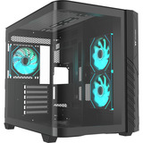 Thermaltake Vision 330 CR ARGB SE Edition boîtier midi tower Noir | 2x USB-A | 1x USB-C | Verre Trempé