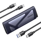 UGREEN CM767 USB 3.2 10Gbps M.2 NVMe et SATA, Boîtier disque dur Gris/Argent