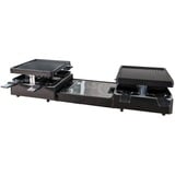 Unold 48755 raclette 8 personne(s) 1300 W Noir Noir, 8 personne(s), Plastique, Noir, Rectangulaire, Aluminium, 21 x 21 mm