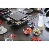 Unold 48755 raclette 8 personne(s) 1300 W Noir Noir, 8 personne(s), Plastique, Noir, Rectangulaire, Aluminium, 21 x 21 mm