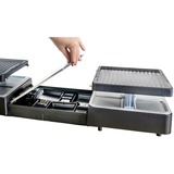 Unold 48755 raclette 8 personne(s) 1300 W Noir Noir, 8 personne(s), Plastique, Noir, Rectangulaire, Aluminium, 21 x 21 mm