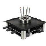 WMF Lumero 61.3020.1009 raclette 8 personne(s) 1960 W Noir, Acier inoxydable Acier inoxydable/Noir, 1960 W
