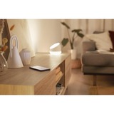 WiZ Lampe à poser Squire, Lumière LED Blanc, Lampe de table intelligente, Blanc, Wi-Fi/Bluetooth, LED, Ampoule(s) non remplaçable(s), 2200 K