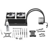 be quiet! Light Loop 240 mm ARGB, Watercooling Noir, 240 mm, noir, socket Intel et AMD, ARGB, Refroidisseur de liquide tout-en-un, 12 cm, 105,1 m³/h, Noir