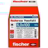 fischer Vis à bois PowerFull II 6,0x100 ZK TX VG 