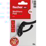 fischer WallHero Pad réparateur de trous de perçage, 10 pièces, Mortier Blanc
