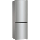 gorenje NRK61CS2XL4 Pose libre 300 L Gris, Combination Réfrigérateur / congélateur Acier inoxydable, 300 L, No Frost (réfrigérateur), N-T, 11 kg/24h, C, Gris