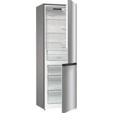gorenje NRK61CS2XL4 Pose libre 300 L Gris, Combination Réfrigérateur / congélateur Acier inoxydable, 300 L, No Frost (réfrigérateur), N-T, 11 kg/24h, C, Gris