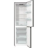 gorenje NRK61CS2XL4 Pose libre 300 L Gris, Combination Réfrigérateur / congélateur Acier inoxydable, 300 L, No Frost (réfrigérateur), N-T, 11 kg/24h, C, Gris