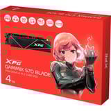 ADATA GAMMIX S70 Blade 4 To M.2 PCI Express 4.0 NVMe 3D NAND SSD Noir, 4 To, M.2, 7400 Mo/s