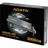 ADATA LEGEND 800 2 To SSD Gris/Or