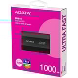 ADATA SD810 1 To USB Type-C USB 3.2 Gen 2x2 Noir SSD externe Noir, 1 To, USB Type-C, USB 3.2 Gen 2x2, 2000 Mo/s, Noir