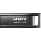 ADATA UR340 lecteur USB flash 32 Go USB Type-A 3.2 Gen 1 (3.1 Gen 1) Noir, Clé USB Nickel, 32 Go, USB Type-A, 3.2 Gen 1 (3.1 Gen 1), Sans capuchon, 4 g, Noir